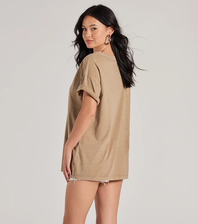 Dames T-shirt | Oversized Pasvorm met Trendy Print