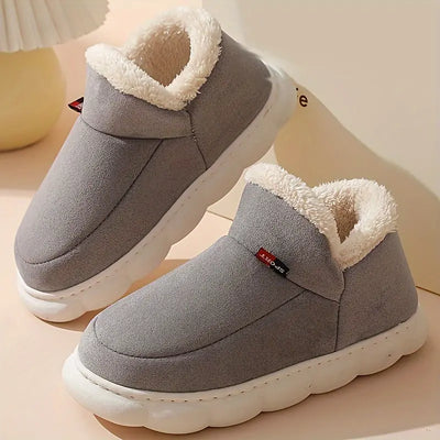 Winterpantoffels met gesloten hiel voor dames