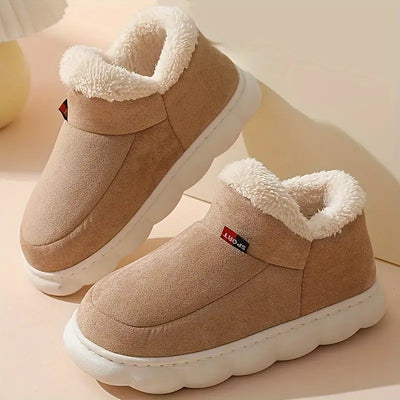Winterpantoffels met gesloten hiel voor dames