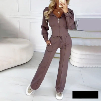 Dames Trainingspak | Stijlvolle Loungewear Set met Ritssluiting