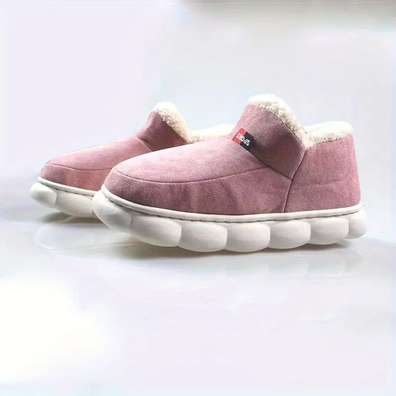 Winterpantoffels met gesloten hiel voor dames