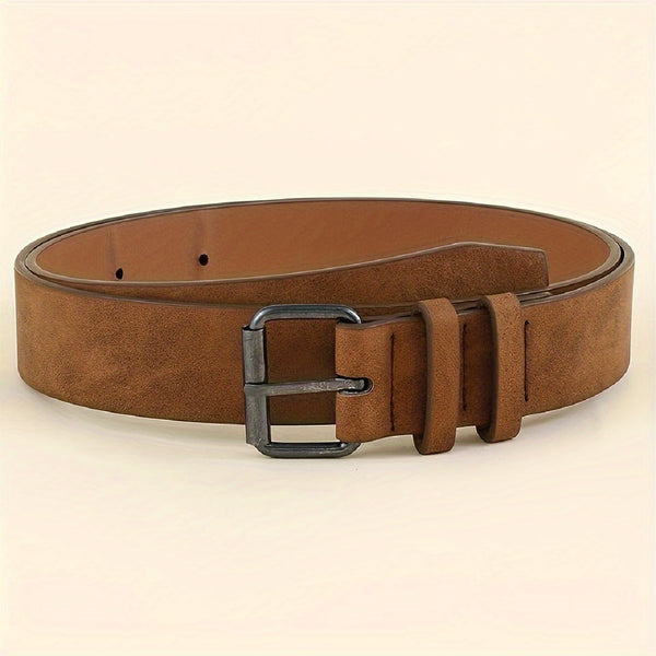 Bruine Pu Leren Modieuze Riem