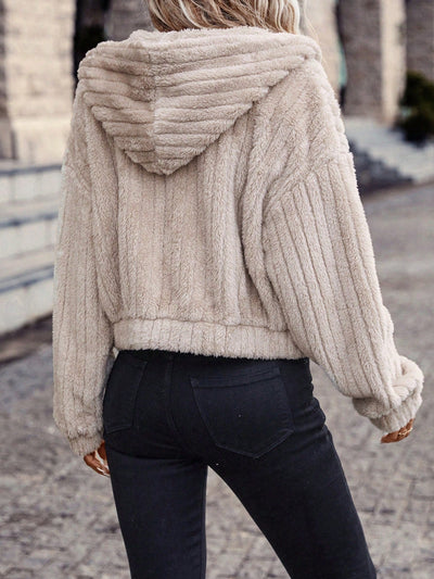 Dames Flanellen WinterJas | Casual & Warm | Comfortabele Oversized Pasvorm