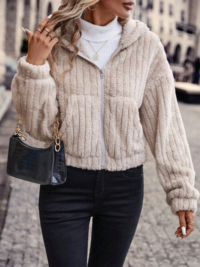 Dames Flanellen WinterJas | Casual & Warm | Comfortabele Oversized Pasvorm
