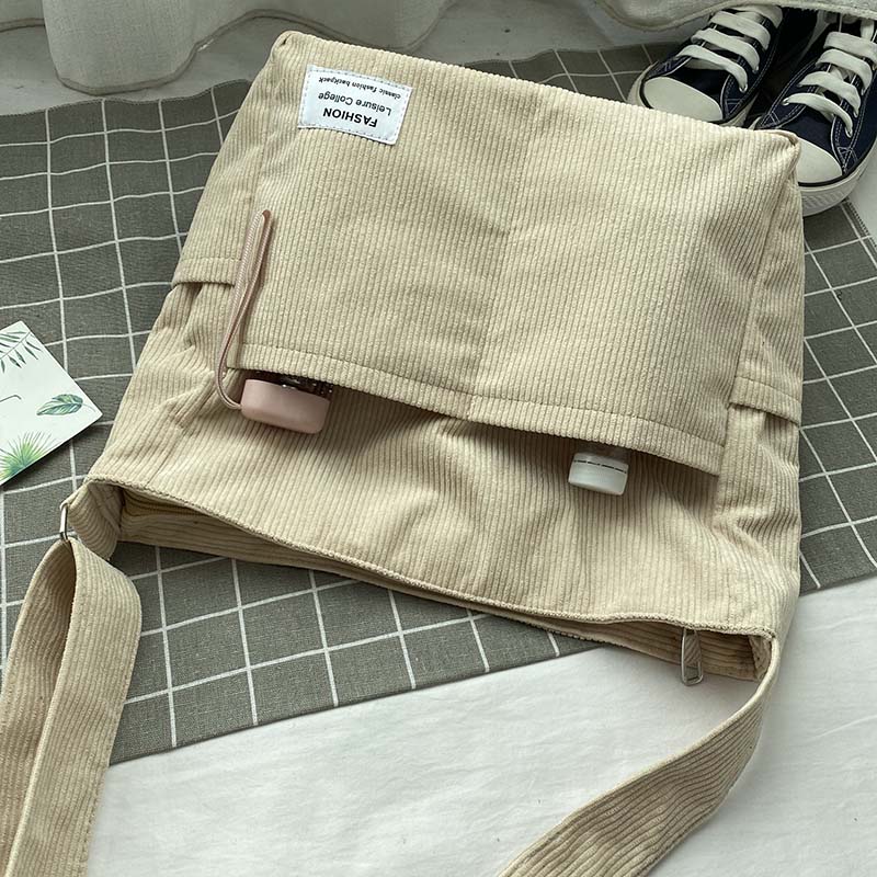 Canvas Strandtas met Ritssluiting voor Dames
