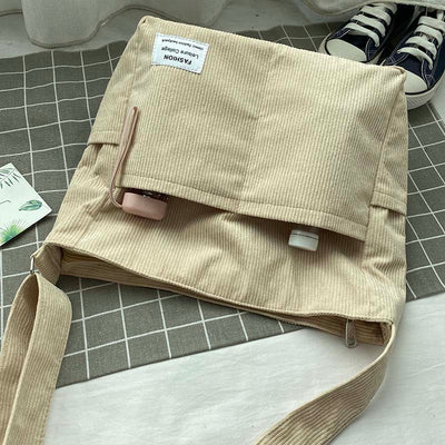 Canvas Strandtas met Ritssluiting voor Dames