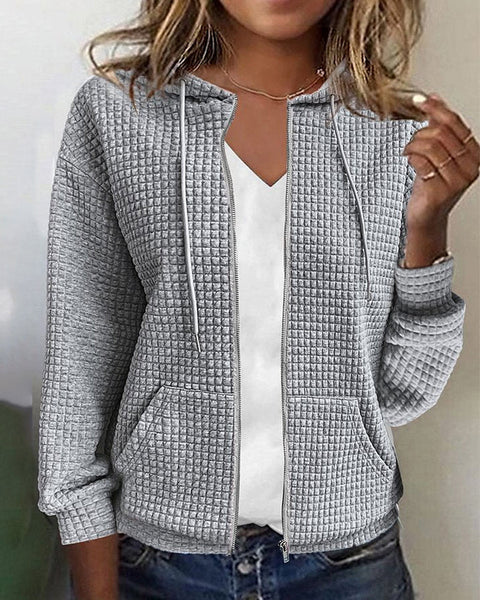 Casual Vest Voor Vrouwen | Casual Look voor Elke Dag | Zakken en Koorden