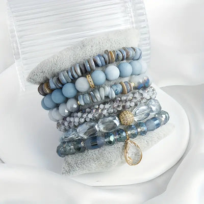 Armbandenset met Kralen en Bedels voor Dames