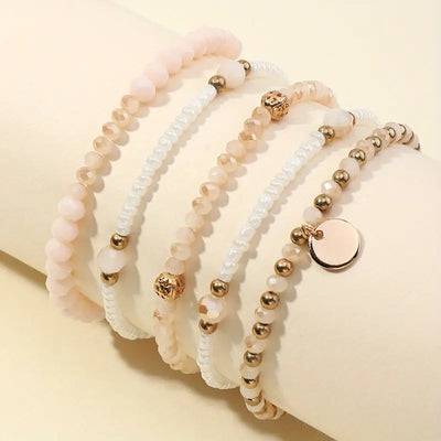 Armbandenset met Goudkleurige Details voor Dames