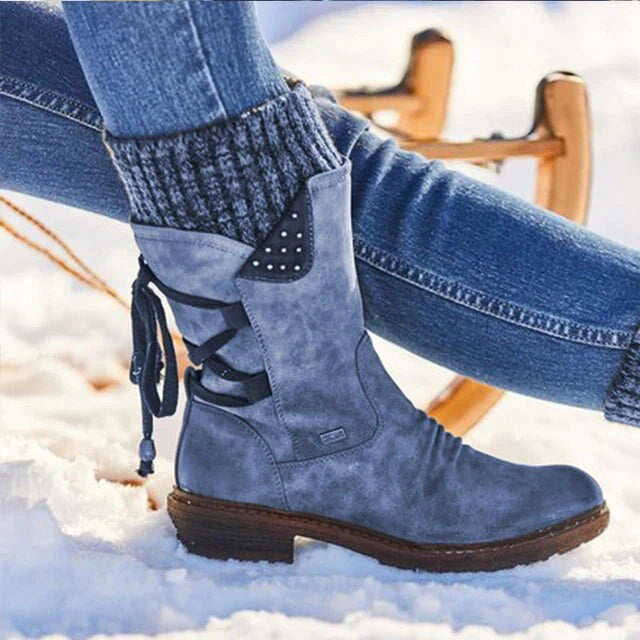 Dames waterdichte halfhoge snowboot
