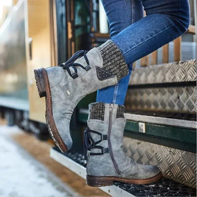 Dames waterdichte halfhoge snowboot