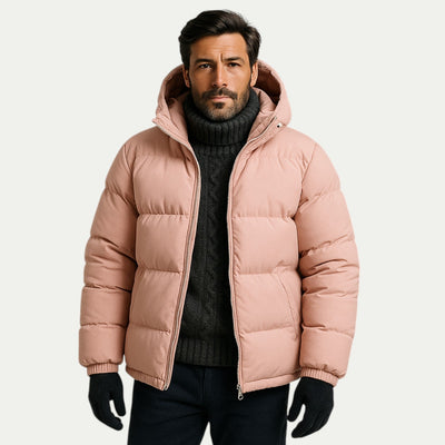 Donsjack met capuchon voor de winter