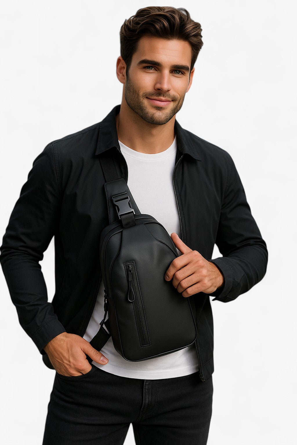 Anti-Diefstal Crossbodytas Heren | Waterdichte Schoudertas