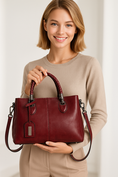 Dames Handtas | Tijdloos Design met Luxe Afwerking en Afneembare Schouderriem