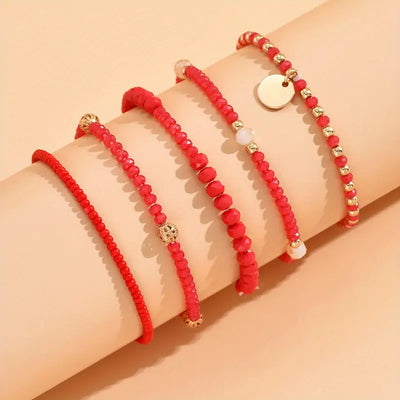 Armbandenset met Goudkleurige Details voor Dames
