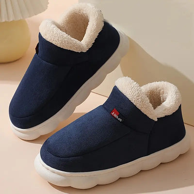 Winterpantoffels met gesloten hiel voor dames