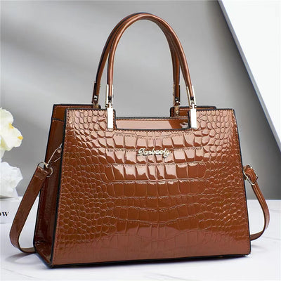 Dames Handtas | Luxe Croco Design met Schouderband