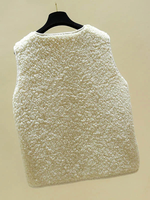 Warm Mouwloos Vest Voor Dames | Casual Look voor de Koude Dagen | Gemaakt van Zachte Lamswol