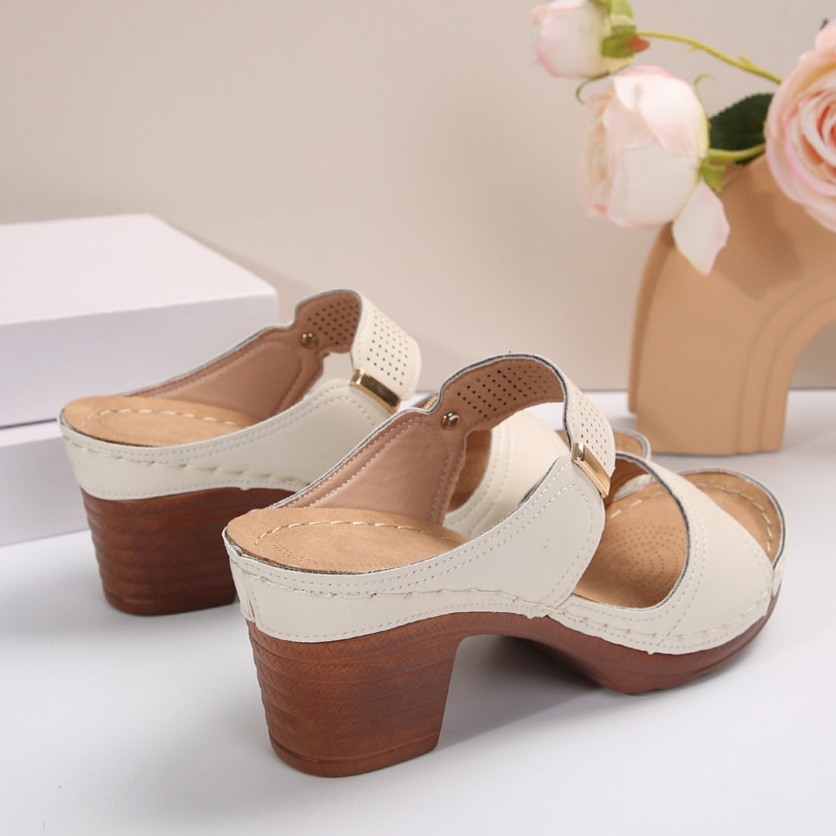 Sandalen Elegant & Comfortabel | Hoge Hak & Slipvaste Zool