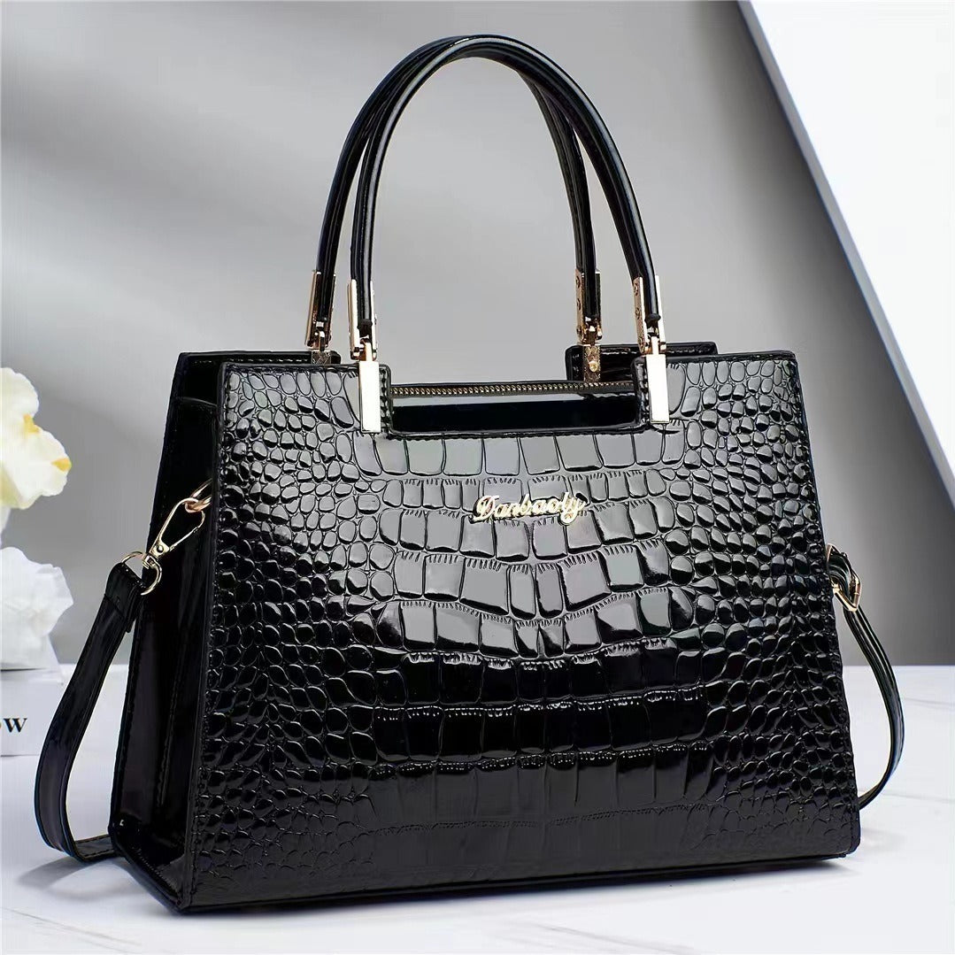 Dames Handtas | Luxe Croco Design met Schouderband
