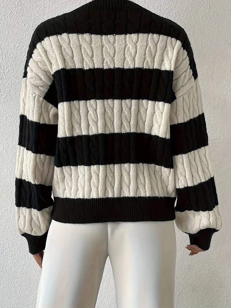 Sweater met losse schouders