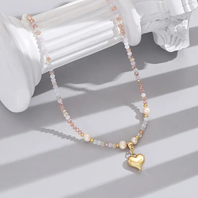 Halsketting met Gouden Hart Hanger voor Dames