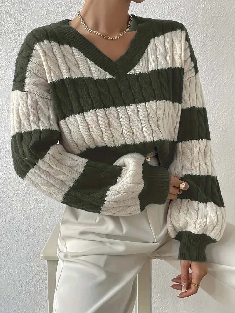 Sweater met losse schouders