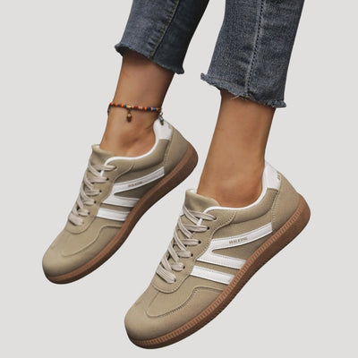 Dames Sneakers met Logo | Casual Schoen met Comfortzool en Vetersluiting