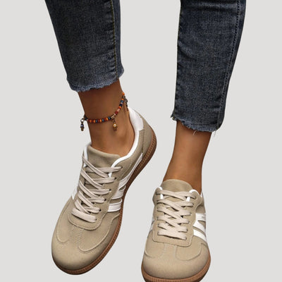 Dames Sneakers met Logo | Casual Schoen met Comfortzool en Vetersluiting