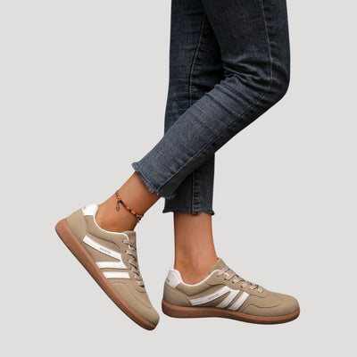 Dames Sneakers met Logo | Casual Schoen met Comfortzool en Vetersluiting