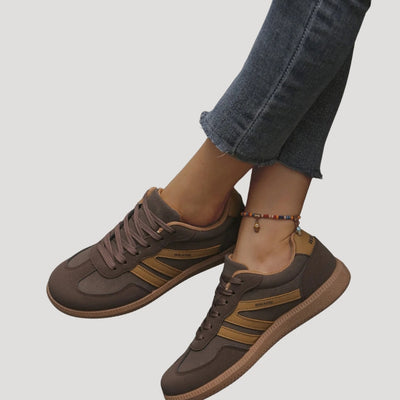 Dames Sneakers met Logo | Casual Schoen met Comfortzool en Vetersluiting