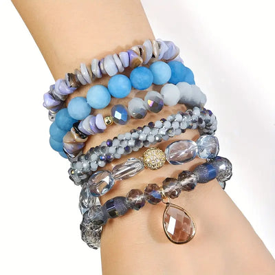 Armbandenset met Kralen en Bedels voor Dames