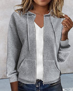 Gilet décontracté pour femmes | Look décontracté pour tous les jours | Poches et cordons