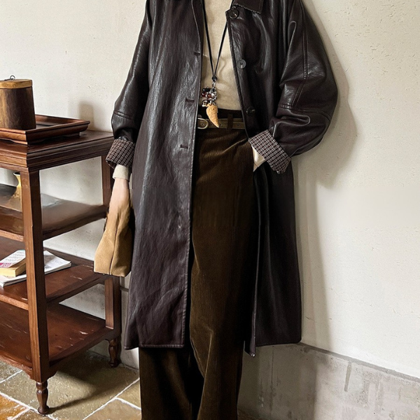 Dames Corduroy Broek Met Tailleband | Stijlvolle Wide-Leg Fit