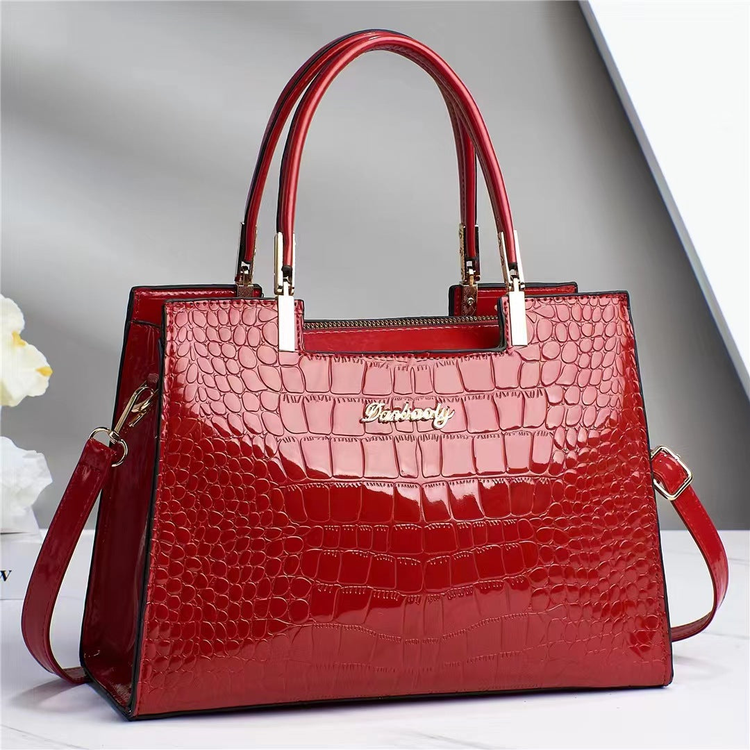 Dames Handtas | Luxe Croco Design met Schouderband