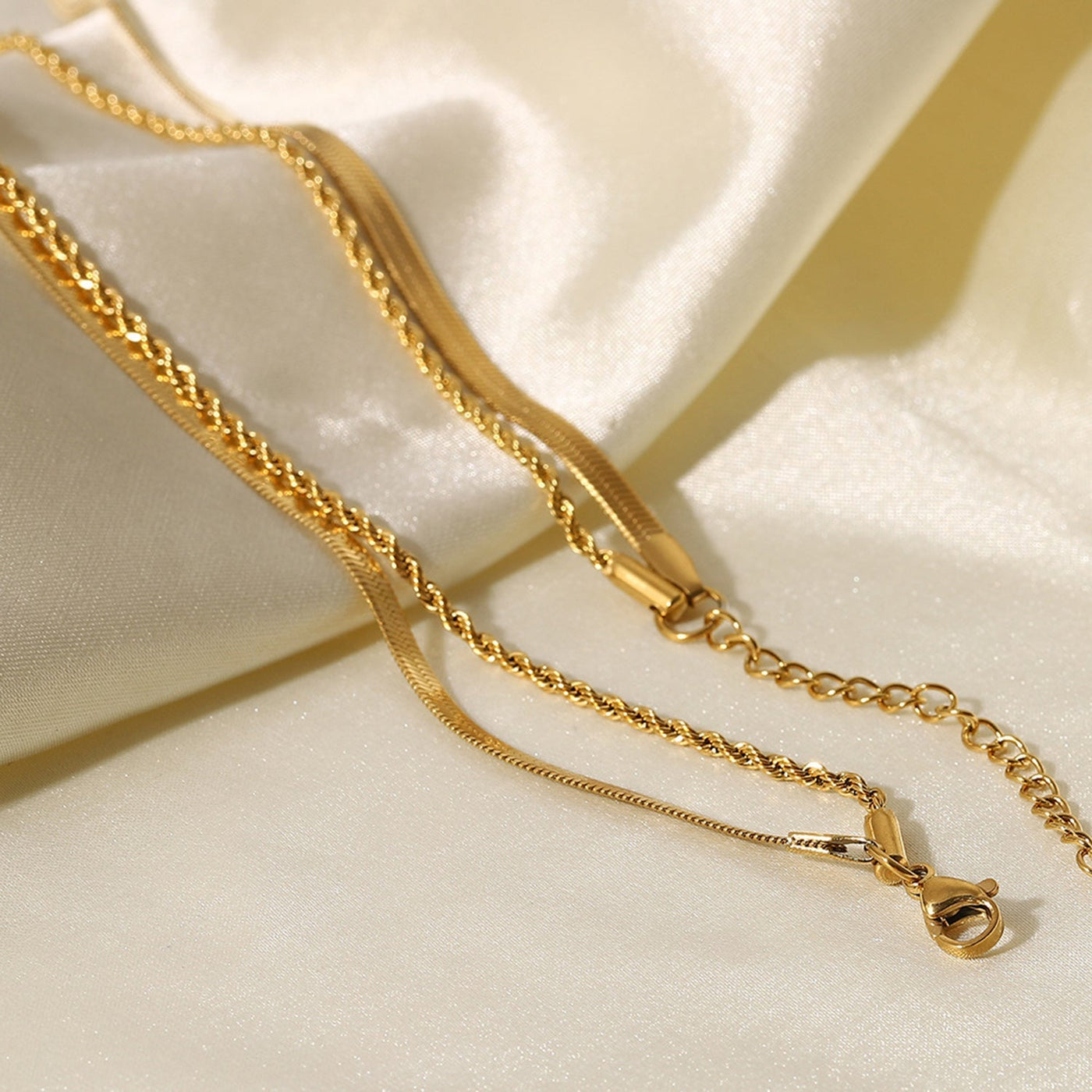 Dames Dubbele Ketting | Minimalistische Gelaagde Halsketting