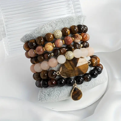 Armbandenset met Kralen en Bedels voor Dames