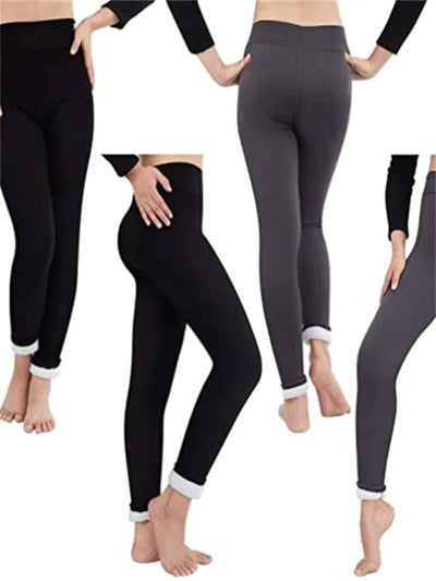 Warme winterbroek met hoge taille voor dames