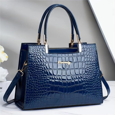 Dames Handtas | Luxe Croco Design met Schouderband