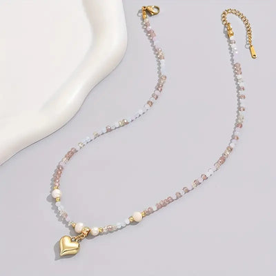 Halsketting met Gouden Hart Hanger voor Dames