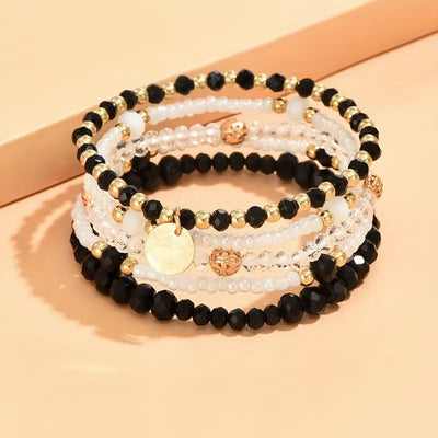 Armbandenset met Goudkleurige Details voor Dames