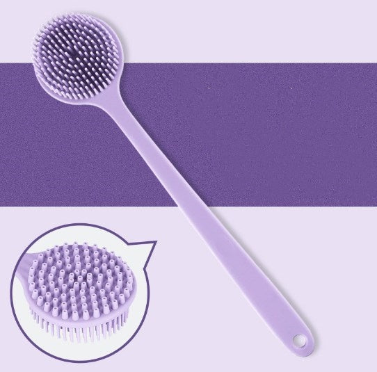ScrubEase | Rugborstel met Lange Steel – Diepe Reiniging & Exfoliatie