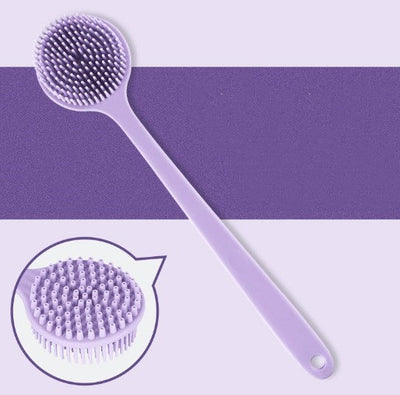 ScrubEase | Rugborstel met Lange Steel – Diepe Reiniging & Exfoliatie