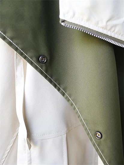 Dames Jas met Grote Kraag | Modieuze Oversized Regenjas