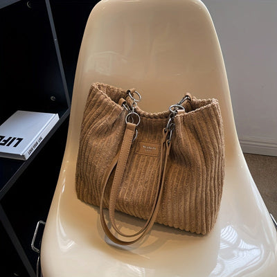 Zoe Corduroy Kettingtas Dames | Stijlvol & Functioneel