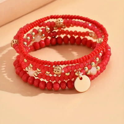 Armbandenset met Goudkleurige Details voor Dames