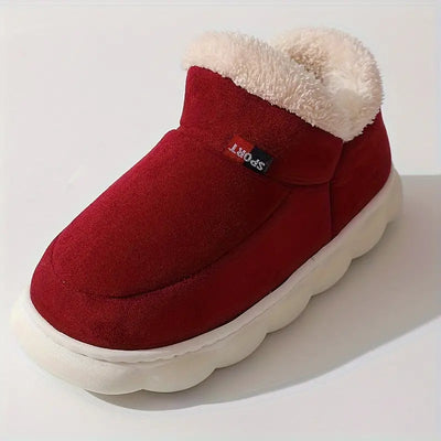 Winterpantoffels met gesloten hiel voor dames