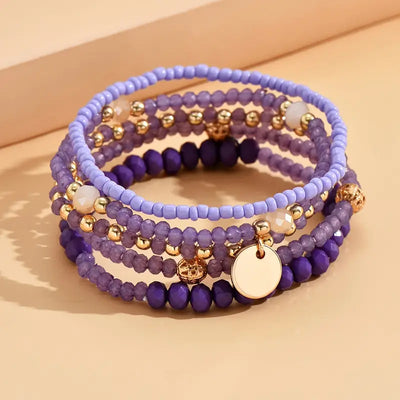 Armbandenset met Goudkleurige Details voor Dames