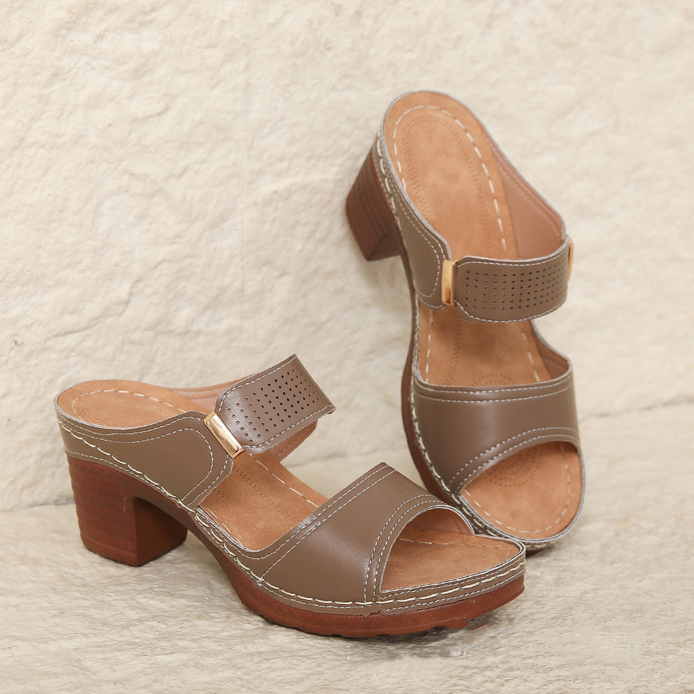 Sandalen Elegant & Comfortabel | Hoge Hak & Slipvaste Zool