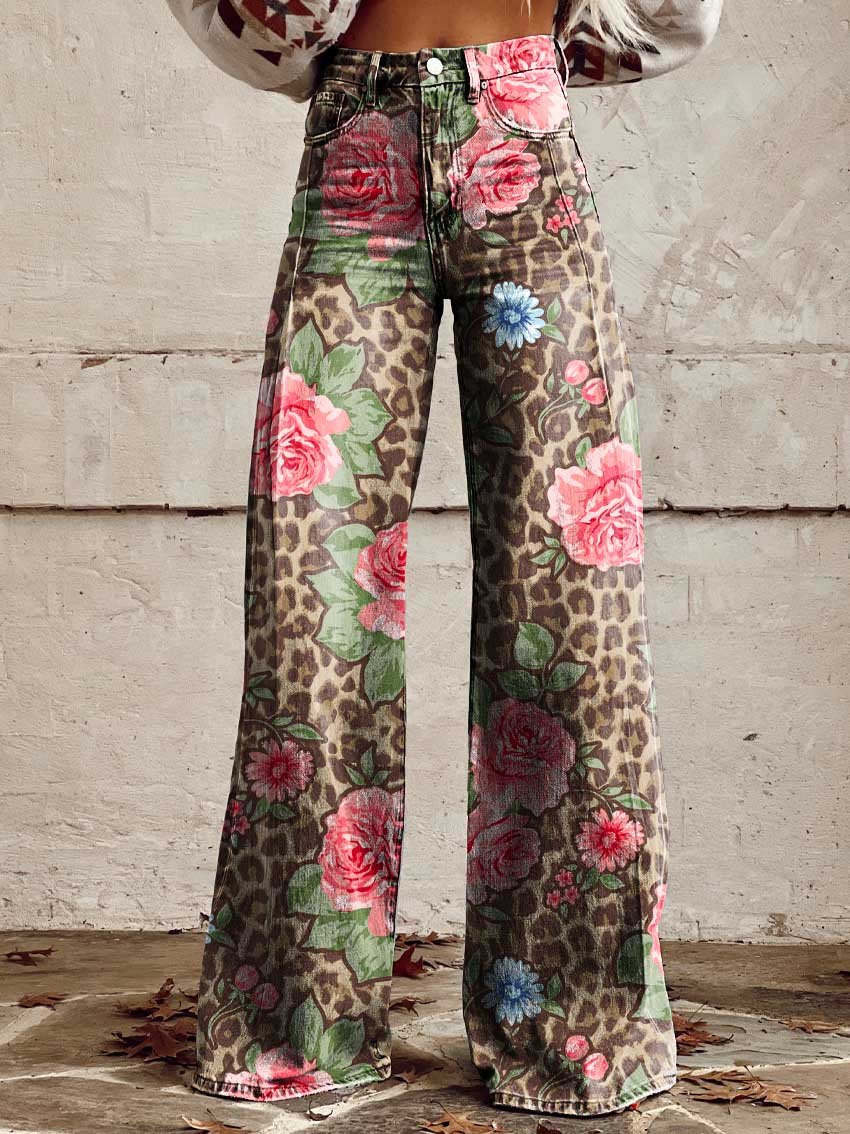 Quinn - Kleurrijke vintage broek voor dames